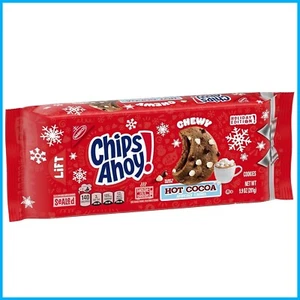 CHIPS AHOY! Hot Cocoa Chocolate Chip Cookies, Limited Edition Holiday 9 - Picture 1 of 12