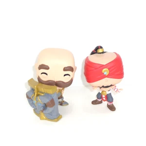 Funko POP Games League of Legends Lee Sin Braum 03 04 Loose Unboxed Vinyl Figure - Picture 1 of 2