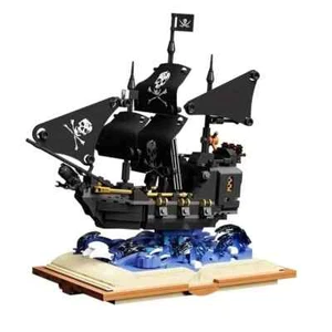Magic Book ¤ Black Pearl (Piratenschiff) ¤ Bauset 919 Teile ¤NEU + Hinweis - Bild 1 von 5