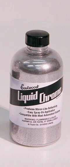 Kits de pintura automotiva com revestimento cromado líquido spray Eastwood - Imagem 1 de 1