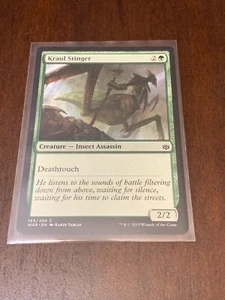 Magic the Gathering War of the Spark Kraul Stinger - Picture 1 of 2