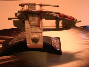 Star Wars 2005 Republic Gunship Titanium 100% Com w/Card C-6 Hasbro Galoob METAL - Picture 1 of 3