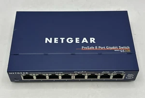 NetGear GS108 ProSafe 8-port Gigabit Switch v3 No Adapter - Picture 1 of 5