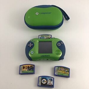 Leap Frog Leapster Handheld Learning Gaming System Cartridges Star Wars Sonic