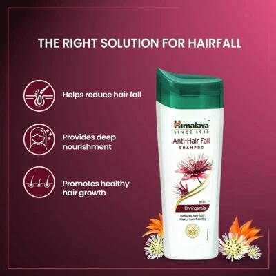 Champú anticaída Himalaya Herbals, hidrata y fortalece las raíces del cabello Foto 1 de 4