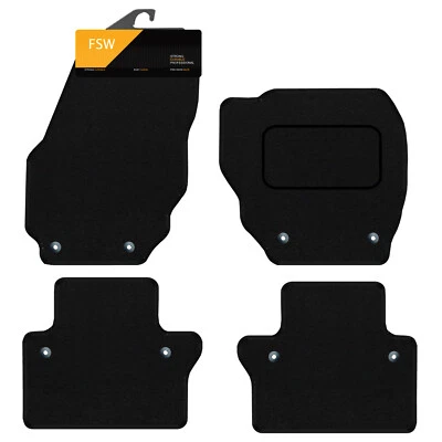Fits Volvo S80 2006-2016 Fully Tailored Carpet Car Floor Mats Black - Image 1 of 4