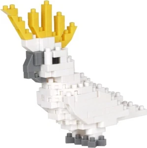 Kawada NBC_344 Nano Block SULPHUR-CRESTED COCKATOO Building block Japan - Picture 1 of 4