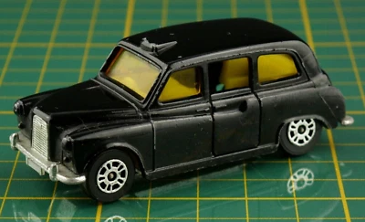 Austin London Taxi Corgi Juniors schwarz  ca. 1/64  Die-Cast London Black Cab - Bild 1 von 4