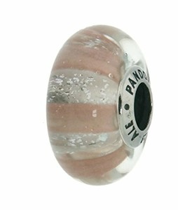Charm Pandora cristal de Murano Líneas Brillantes MOD.796248