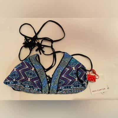 Top de baño bikini Carter rojo talla pequeña nuevo con etiquetas Foto 1 de 4