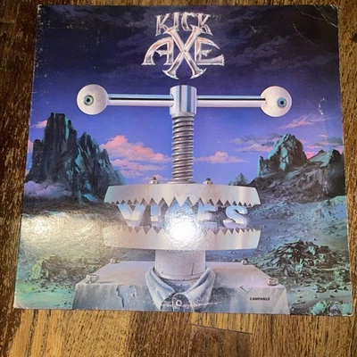 Kick Axe Vices 1984 LP Vintage Vinyl Record Rock Album Metal BFZ 39297 - Image 1 of 4