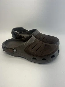 Crocs Mens Yukon Vista ll Clog Size 10 Brown Slip-On Casual Comfortable Shoes - Picture 1 of 7