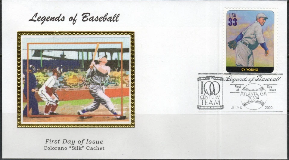 US Scott #3408m "Legends of Baseball" unaddressed FDC - Image 1 of 1