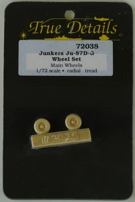 True Details 72038 1/72 Junkers Ju 87 D-G wheel set - Image 1 of 2