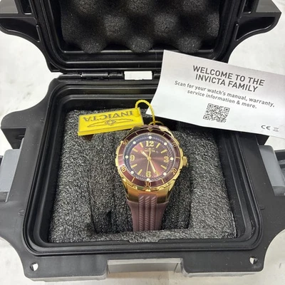 Nuevo estuche clásico Invicta Racing negro y amarillo con reloj para mujer 17485 Foto 1 de 2