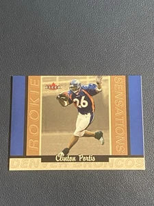 #’d /1250 - 2002 Fleer Rookie Sensation Clinton Portis RC Denver Broncos PWE - Picture 1 of 3