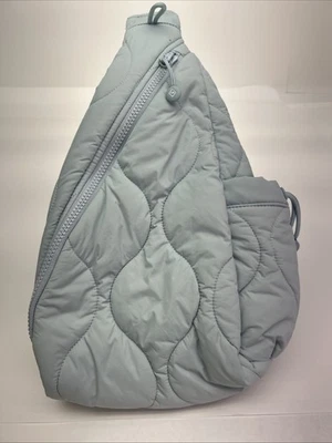 Vera Bradley Sling Crossbody Backpack Large Light Blue quited - Image 1 of 4