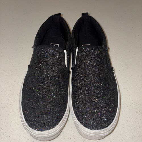 Vans slip on nero glitter scintillante bambina taglia 5