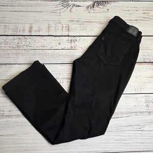 Levi's 725 High Rise Bootcut Jeans Womens 33x30 Black Wash Stretch Pockets - Picture 1 of 12