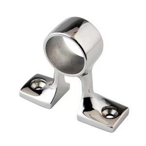 SS316 Mid-Ship Bracket Railing Base Fitting Marine Hardware Yacht Parts - Picture 1 of 4