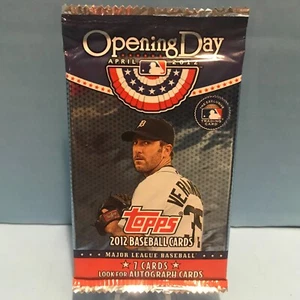 Topps 2012 día de apertura paquete sellado - posible automático o trucha - Imagen 1 de 2