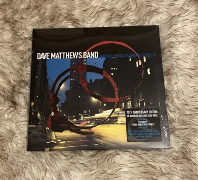 DMB Before These Crowded Streets 25th Anniversary 2-LP Set Red Blue Swirl Vinyl - Image 1 of 4
