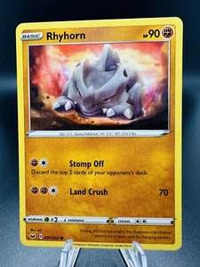 Pokemon TCG - Rhyhorn 97/202 - Sword & Shield 2020 - Picture 1 of 2