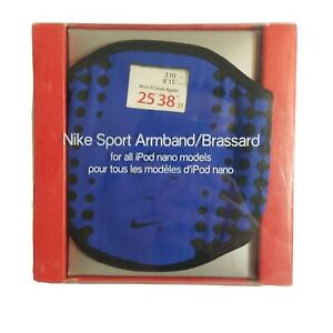 Nike Sport Armband Brassard For ALL Apple iPod Nano Models Blue & Black