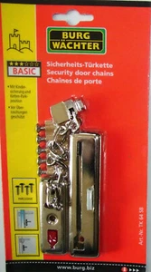 Burg-Wächter Türkette Sicherheits Schiebekette TK 64 SB vernickelt, silberfarbig - Bild 1 von 1
