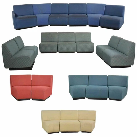 August Inc Modern Modular Sectional Sofa Straight & Wedge Pieces Cover