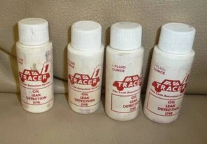 (4) Tracer 1 Öl Flüssigkeit Lecksuchsystem Farbstoff Tracer 1 Neu OS Versiegelt 1 Oz. - Bild 1 von 4
