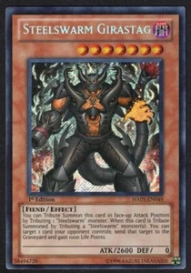 Yugioh Steelswarm Girastag HA05-EN049 Secreto Raro 1ª Edición - MP - Imagen 1 de 2