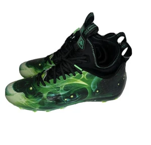 NEW Under Armour Spotlight Lux MC LE Football Cleats - Green, Men Size 16 New - Picture 1 of 5