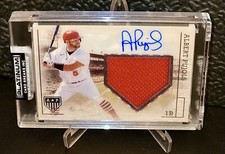 2023 Panini America’s Pastime  Baseball ALBERT PUJOLS 08/10 Auto Patch Cardinals