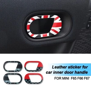 2/4PCS For Mini Cooper S F65 F66 2024 2025 Inner Door Handle Bowl Trim Stickers - Picture 1 of 33