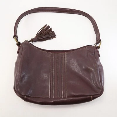 Bolso de Mano Axcess Liz Claiborne Mujer M Marrón Imitación Cuero Punto Hobo Cartera Bolso Foto 1 de 4