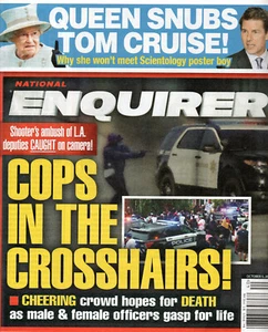 National Enquirer Oct. 5 2020 Cops In The Crosshairs Queen Elizabeth Tom Cruise - Picture 1 of 2