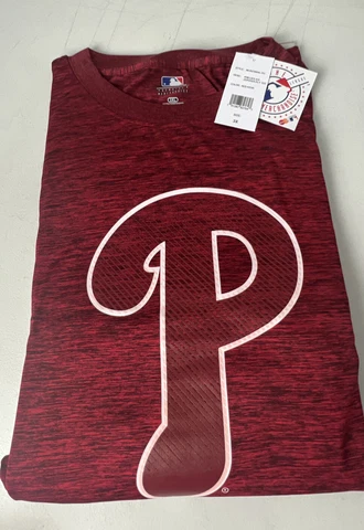 Philadelphia Phillies Majestic TShirt MLB NEW Big Logo S/S Big Man's XXXL PHILLY Cover