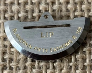 LIP Blancpain Fifty Fathoms Aqualung AS 1361 Rotor Weight And Many Other - Picture 1 of 2