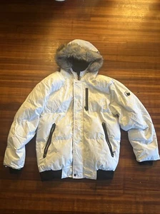 J Whistler Summer Peak bomber snorkel jacket 4 XL white - Picture 1 of 12