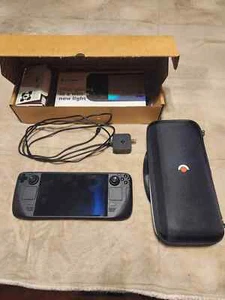 Valve Steam Deck OLED 512GB Black Handheld Console Bundle Excellent Condition - Picture 1 of 4