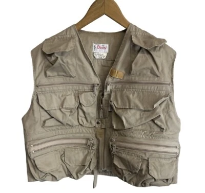 Vintage Orvis Men’s Cargo Fishing Patched Vest Size Large  - Image 1 of 4
