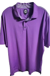 Herren FootJoy Golf Polo Stretch Lila Größe L - Bild 1 von 2