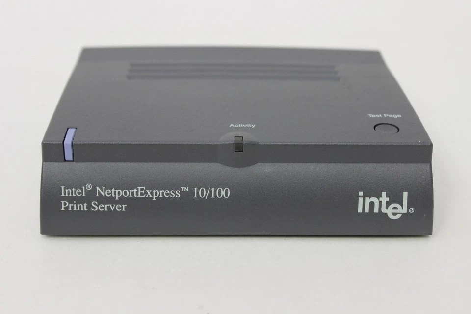 SERVIDOR DE IMPRESIÓN INTEL 695352-007 NETPORTEXPRESS 10/100 CON ADAPTADOR AC Foto 1 de 3