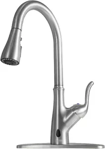 Touch Kitchen Faucet with Touchless Technology, Smart Kitchen Sink Faucet with P - Imagen 1 de 6