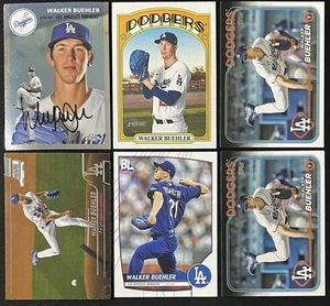 6 Karten Baseball Lot Walker Buehler Los Angeles Dodgers Chrome Platinum & mehr - Bild 1 von 6