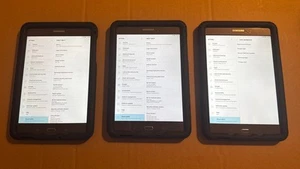 Lot of 3 Working Samsung Galaxy Tab A SM-T350 8" 16GB Wifi Tablets - Picture 1 of 3