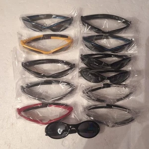 Foakley Sunglasses Jacks Style Asst.Frame Colors Smoke Mirror Lens $25 A DZ. - Picture 1 of 24