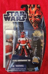 CLONE COMMANDER FOX CW18 2012 Star Wars figure 3.75 MOC Clone Wars Hasbro - Picture 1 of 3