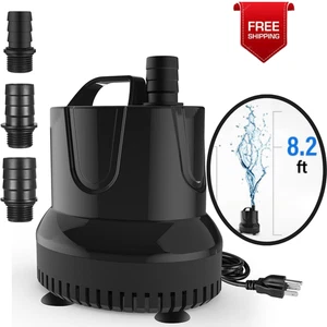 660GPH Submersible Water Pump Pond Fountain Pump Aquarium Fish Tank 8.2ft High L - Picture 1 of 7